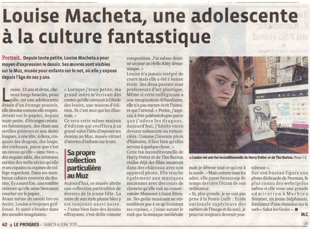 Louise Machéta Le Progrès
