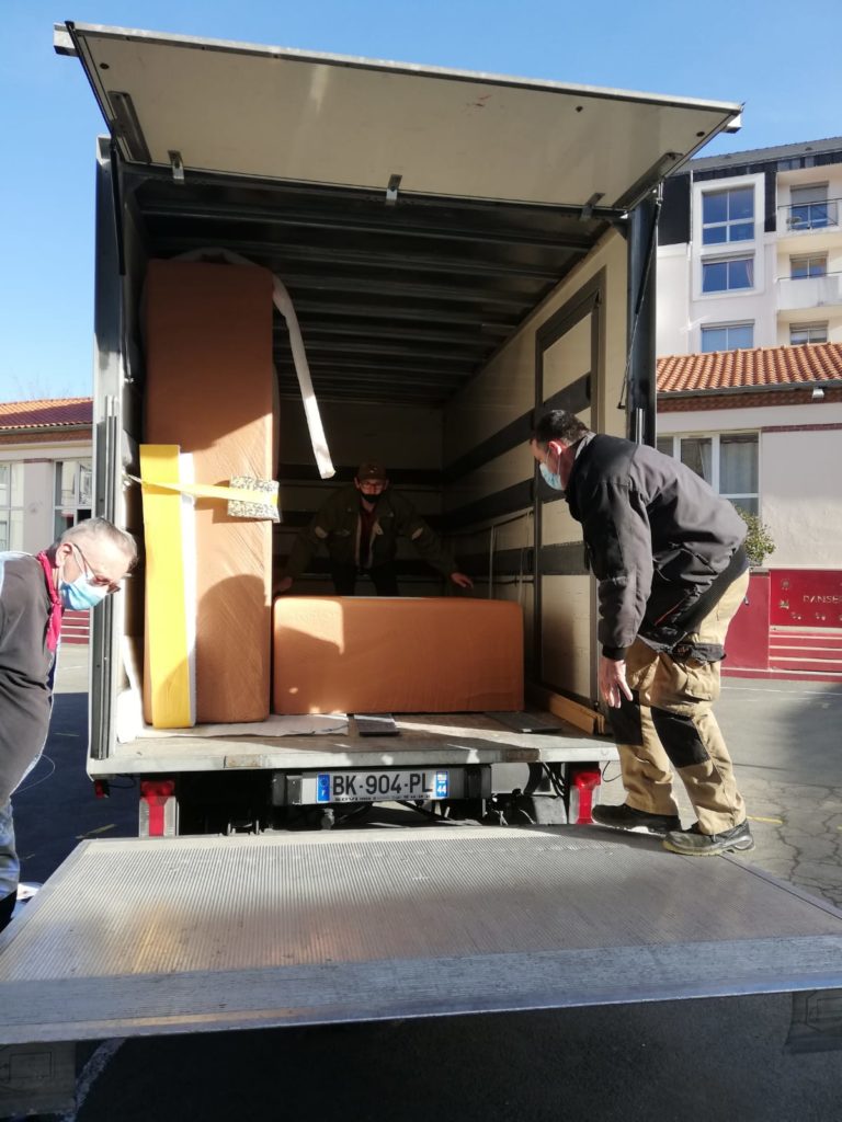 Vidage du camion